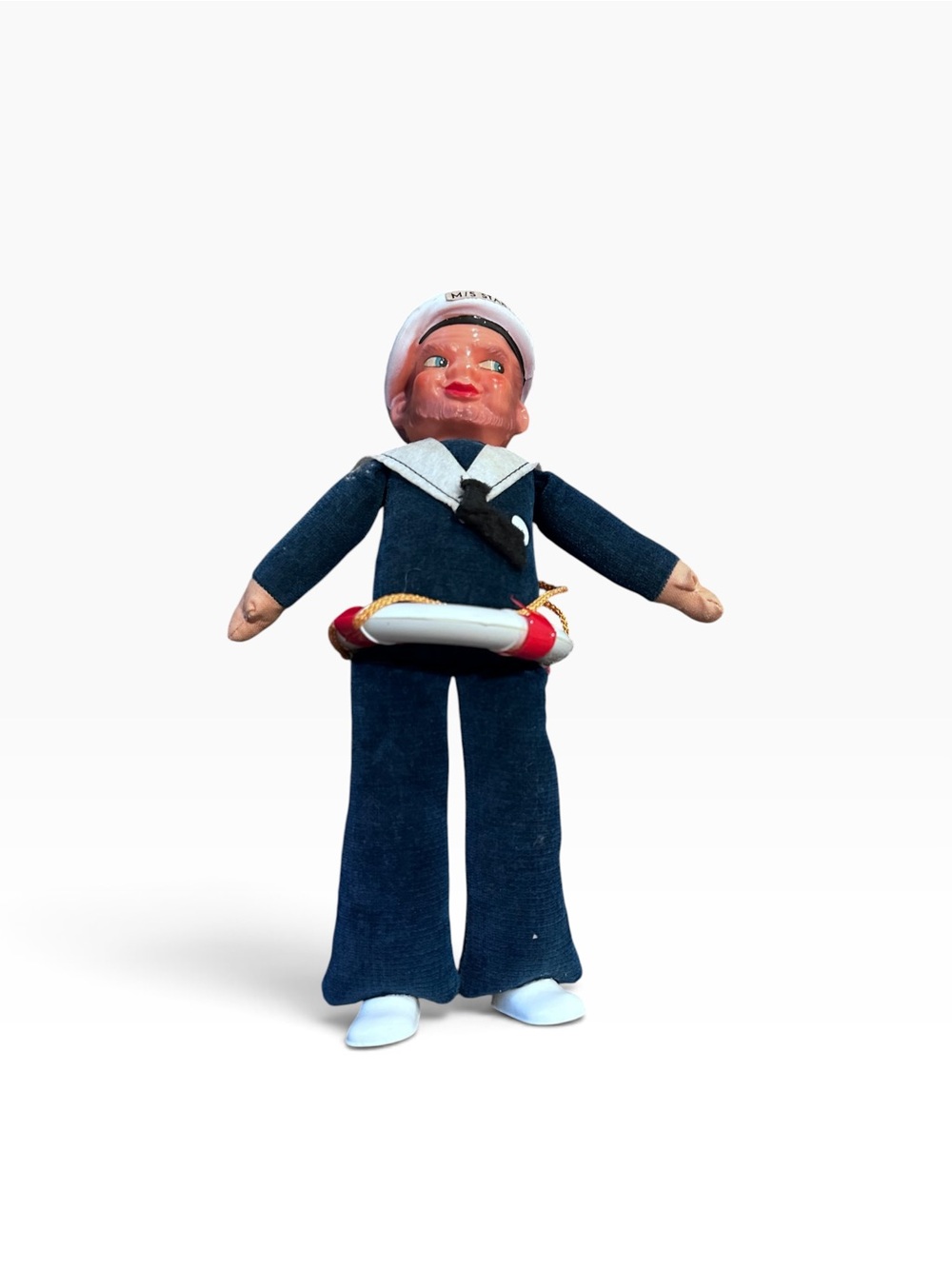 Vintage Sailor Man Doll 9”